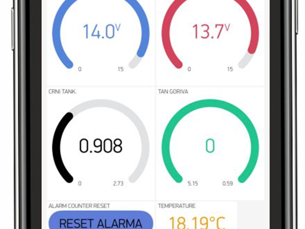 Monitoring 2 groups of batteries/tanks