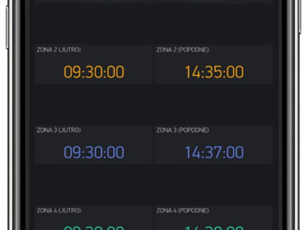 Setting the timers/cycles of watering